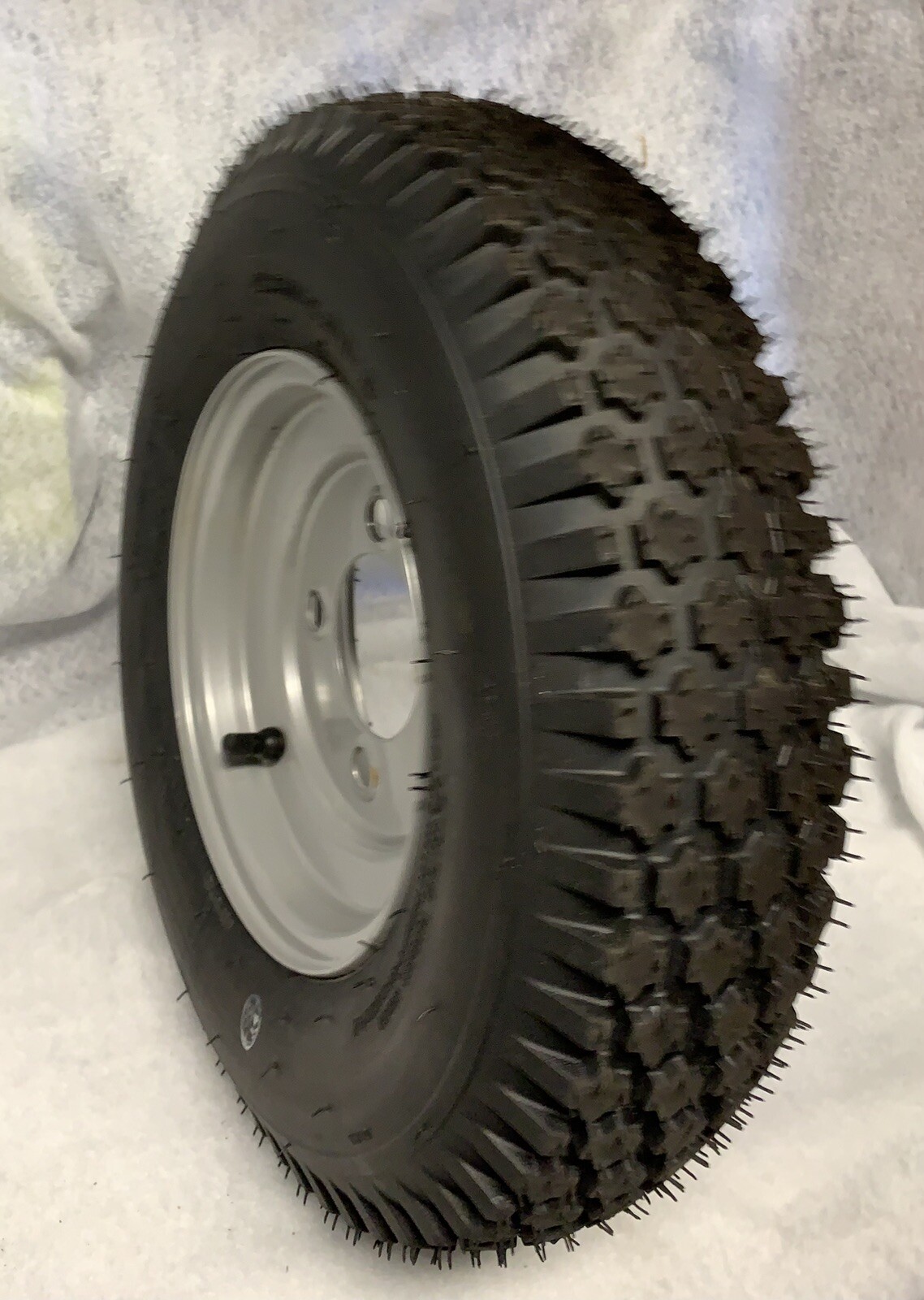 Pair [2] 4.80/4.00-8 Rims Tires Take offs Mower Golf Go Cart Wheelbarrow Trailer