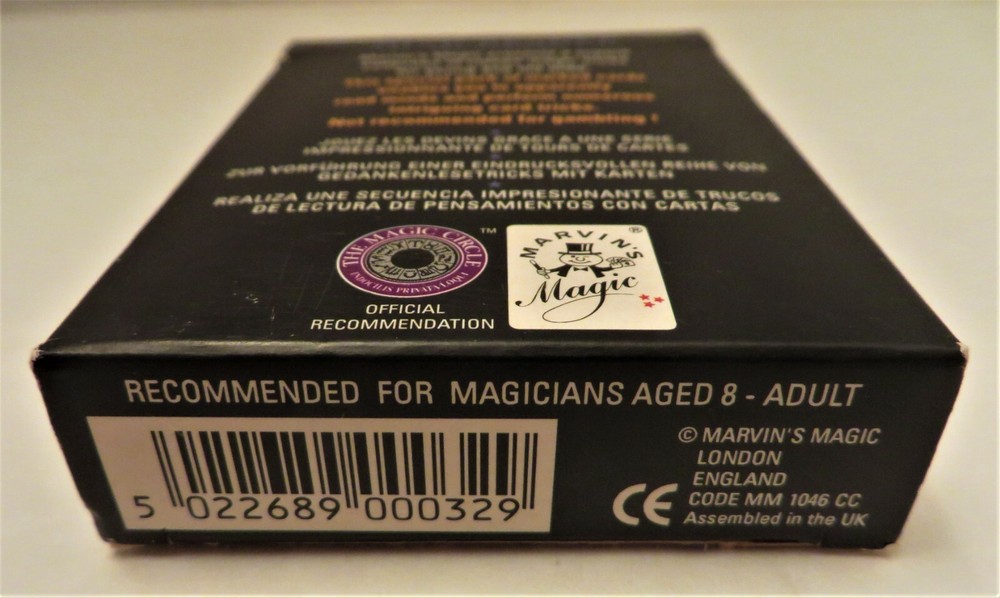 Marvin's Magic Presents Mind Reader Magic Cards - Magic Tricks