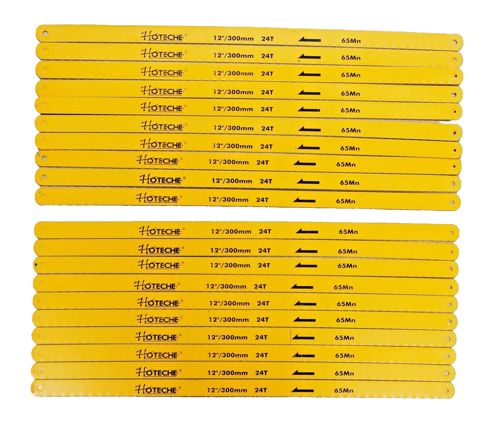 Lot of (20) Hacksaw Saw Blades 12" x 24TPI 65Mn 331102