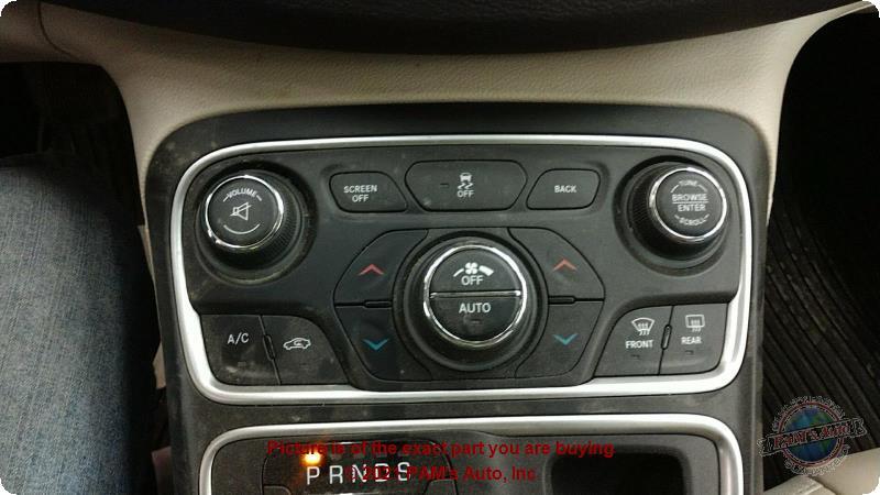 Used A/C Selector Switch fits: 2015 Chrysler 200 automatic temperature control d