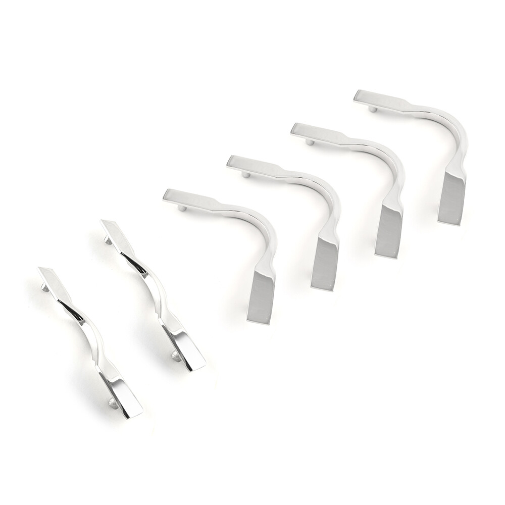 QUALITY SOLID Pool Snooker Table CHROME Pocket Brackets Heavy boss Square