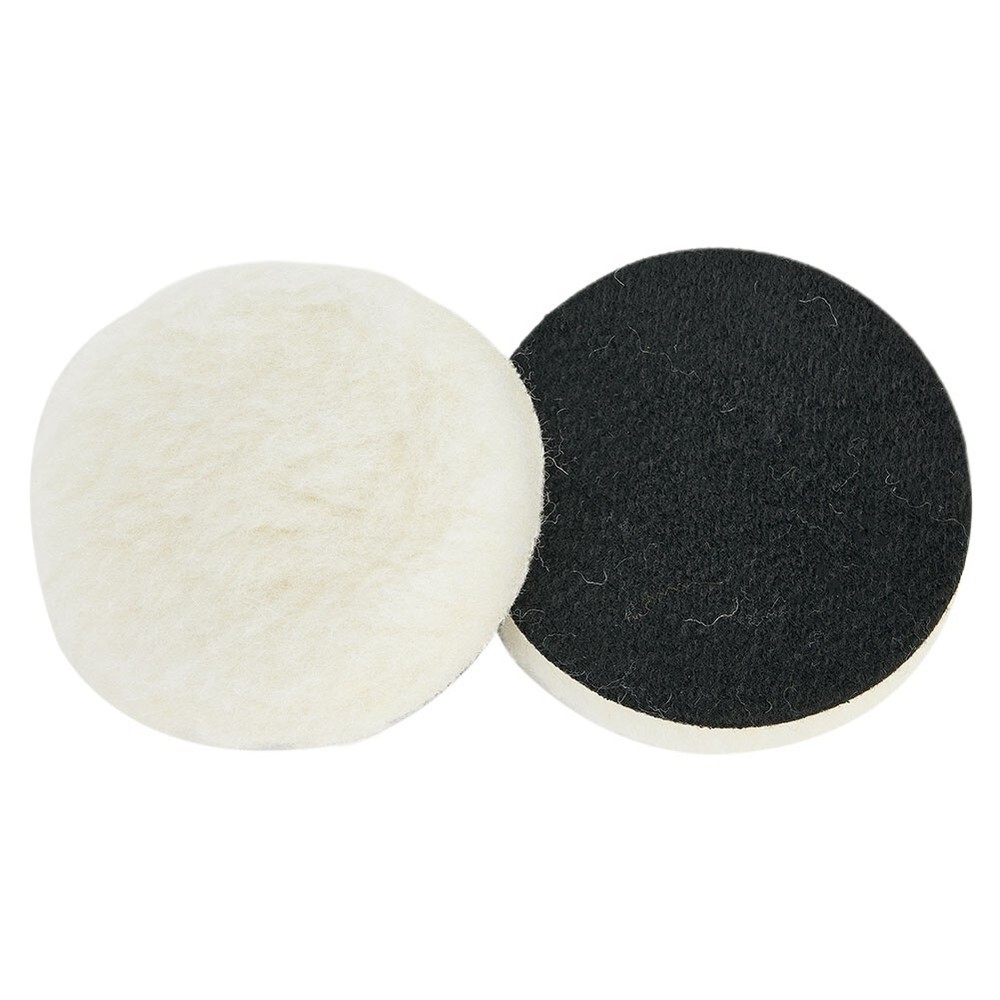 10Pcs/Set 3-Inch Wool Buffing Bonnet-Pad Car Polishing Buffer Hook & Loop POLISH
