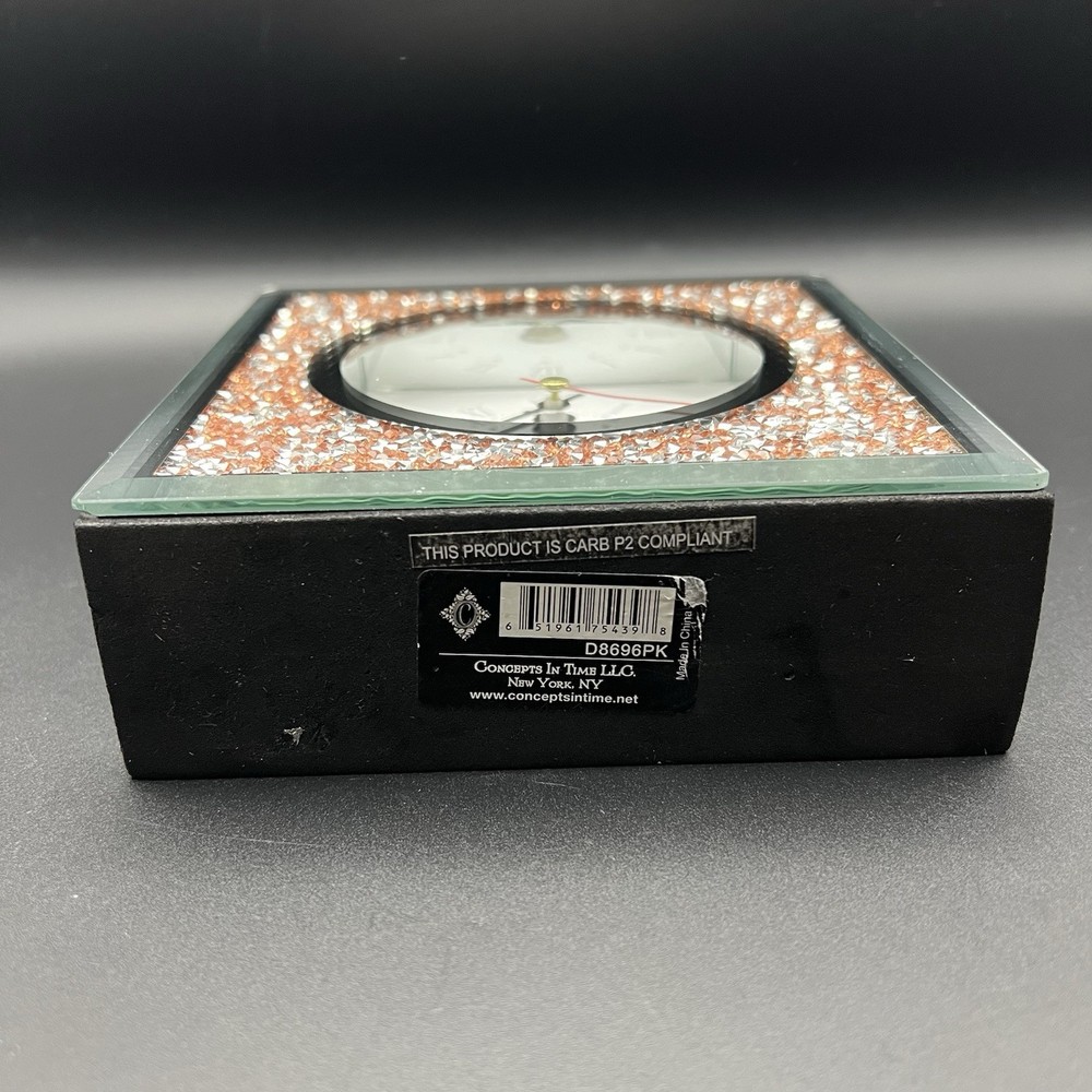 Concepts In Time Table Clock- Mirror Borders