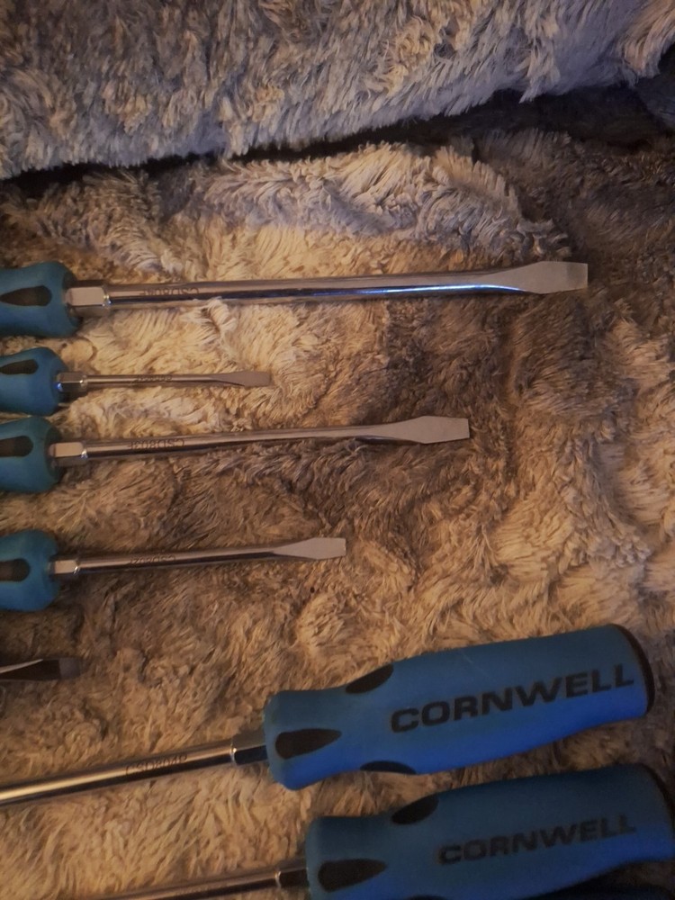 Cornwell 10pc Screwdriver Set Blue