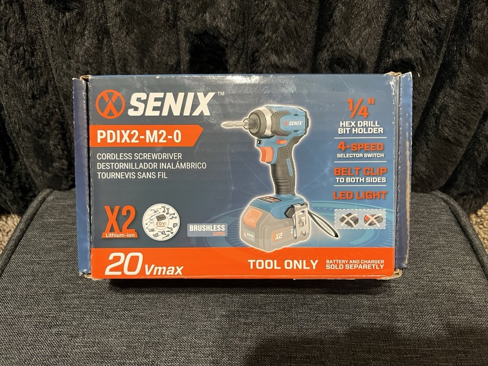 Senix Cordless Screwdriver TOOL ONLY 20Vmax Brushless