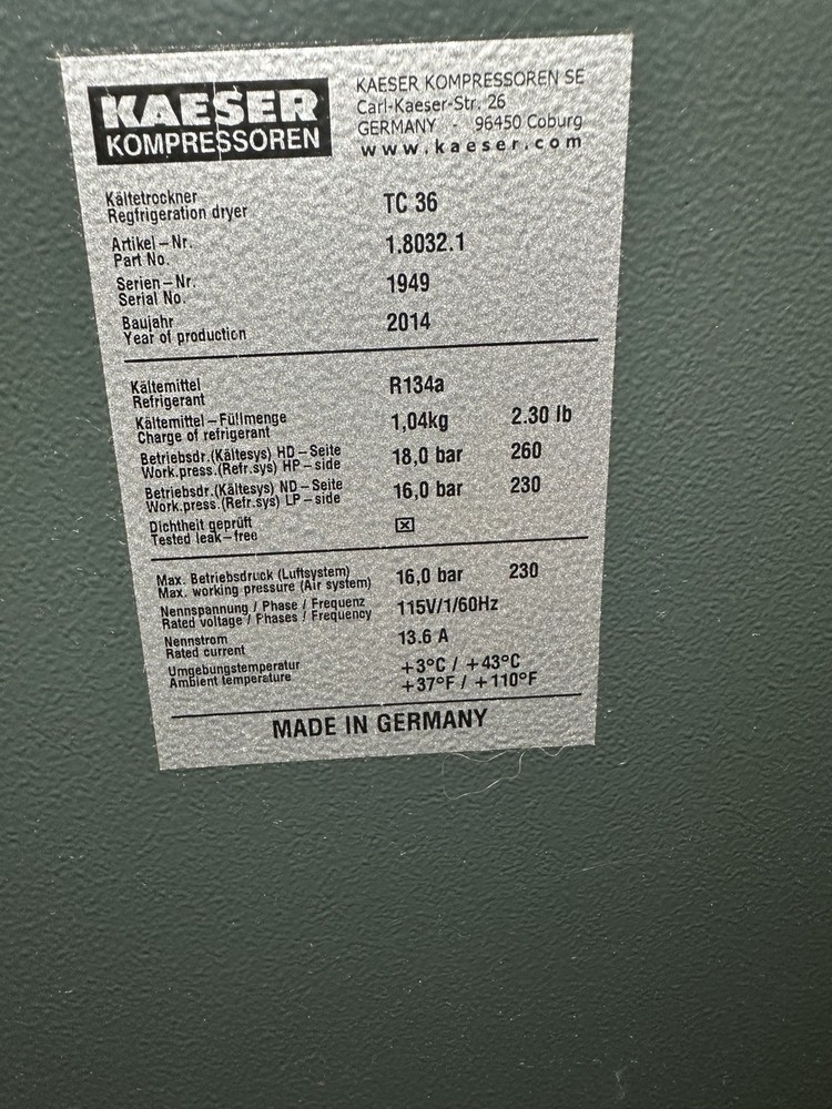 Kaeser ASD 30 Air Compressor Bundle