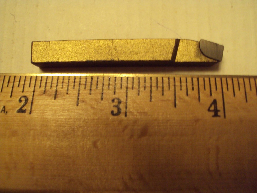 BR4 C5 brazed carbide lathe tool 1/4" square