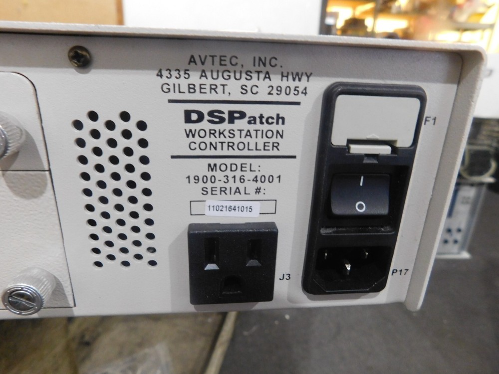 AVTEC DSPatch Workstation Controller. Model: 1900-316-4001.