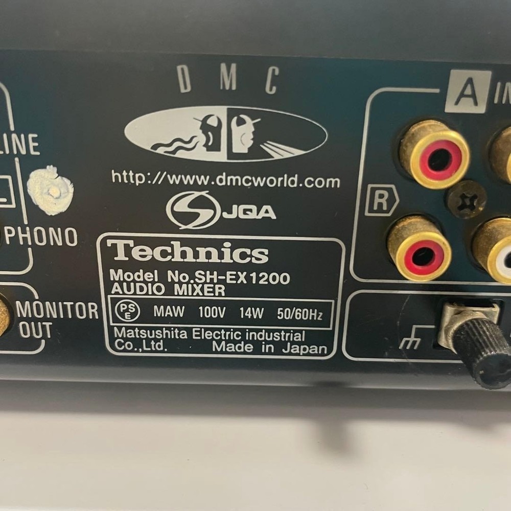 JUNK Technics SH-EX1200 DJ Mixer With reverse function Equipped with CA terminal