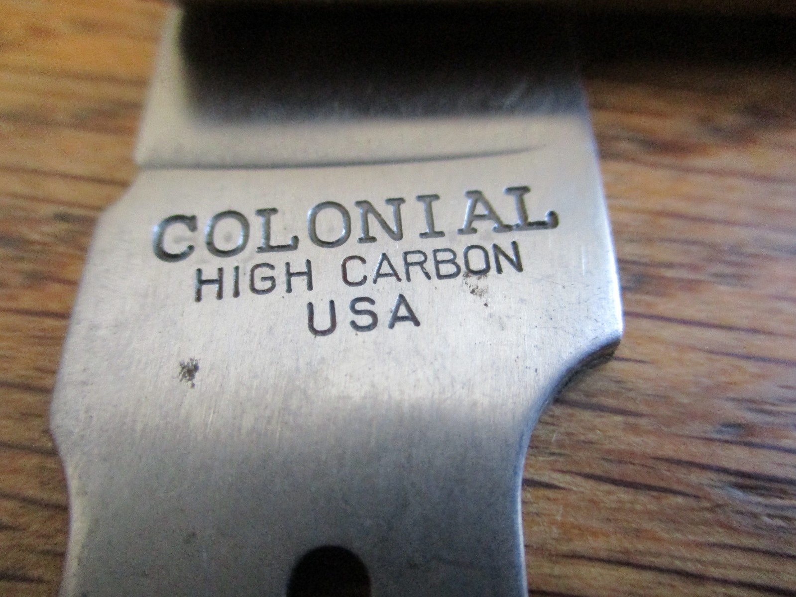 6 High Carbon Steel Knife Blade Blank Blank's NOS Colonial Knife USA