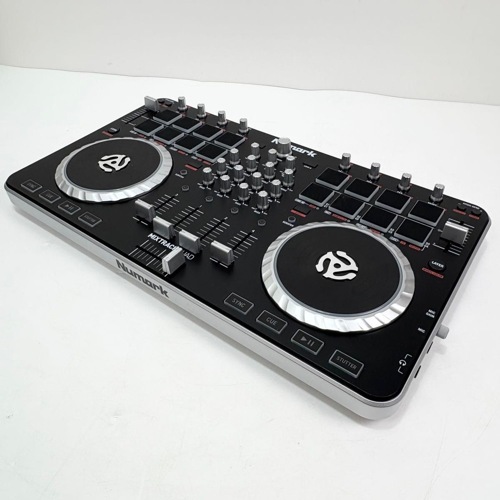 Numark Mixtrack Quad DJ Controller USB MIDI Performance Pads Boxed Tested