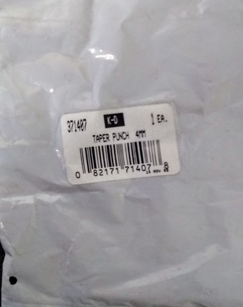 KD Tools 371407 Taper Punch 4mm For Quick Change Chisel Set