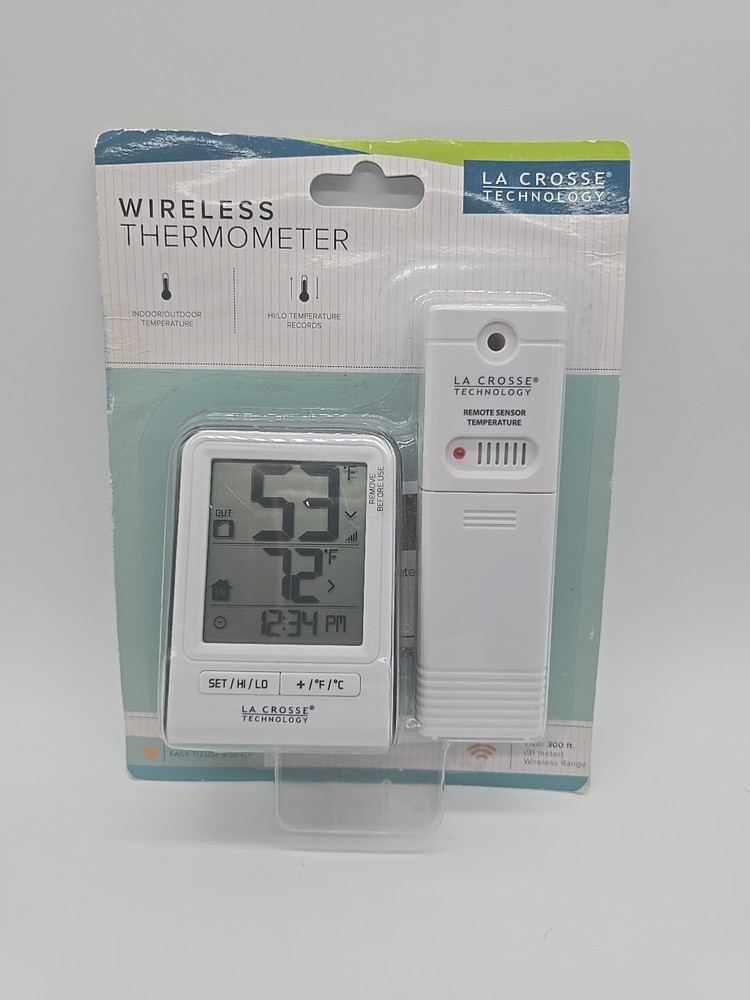 La Crosse Technology Wireless Thermometer Model 308-1409WT-TBP