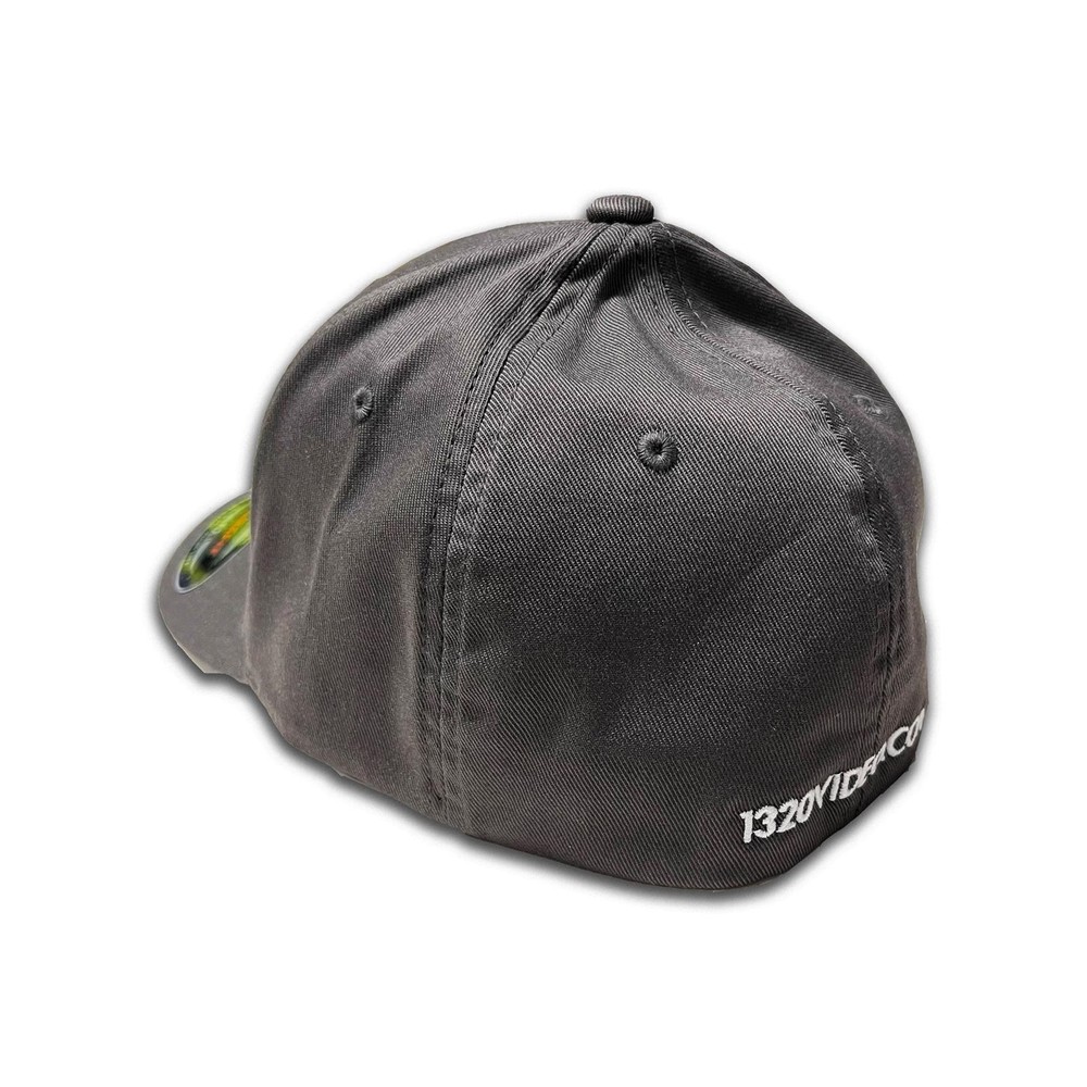 1320 Video 1320-GRAYFLEXSM Gray Flex-Fit Hat, Small/Medium