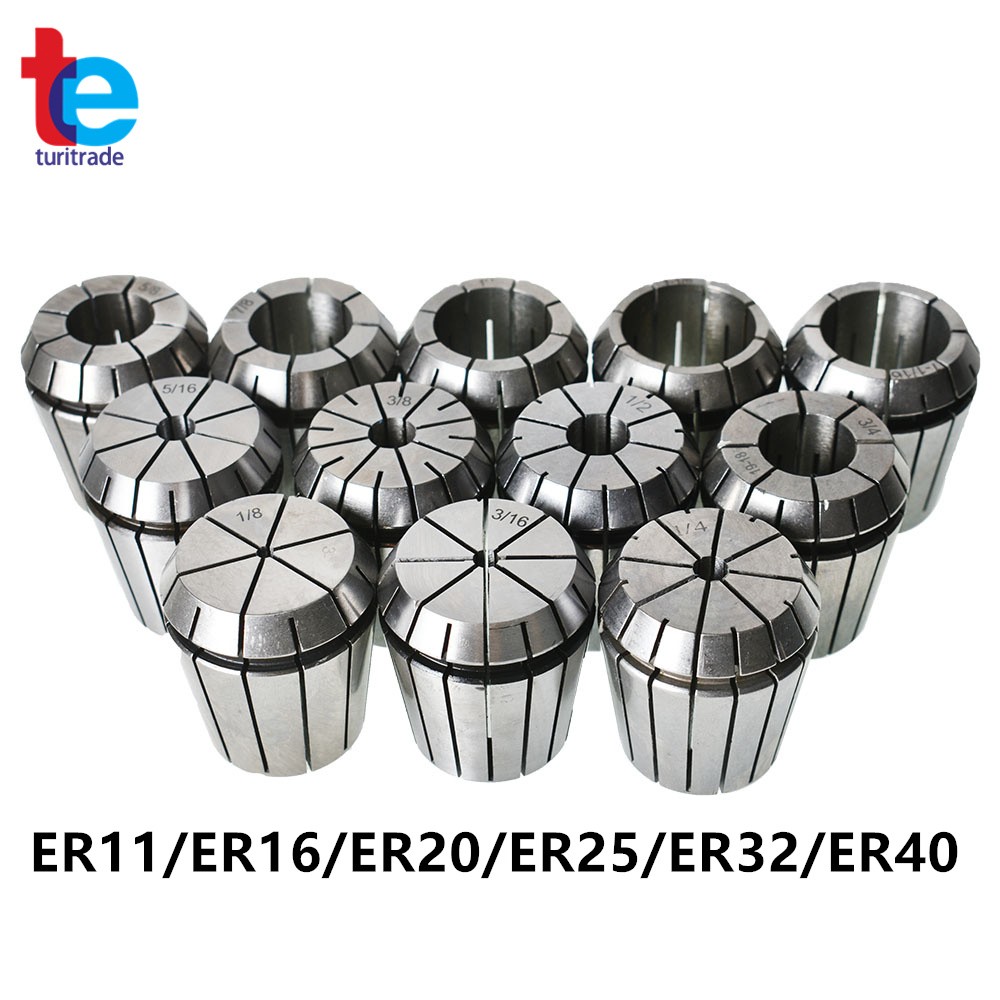 ER11/ER16/ER20/ER25/ER32/ER40 Spring Collet Set For CNC Milling Lathe Machine