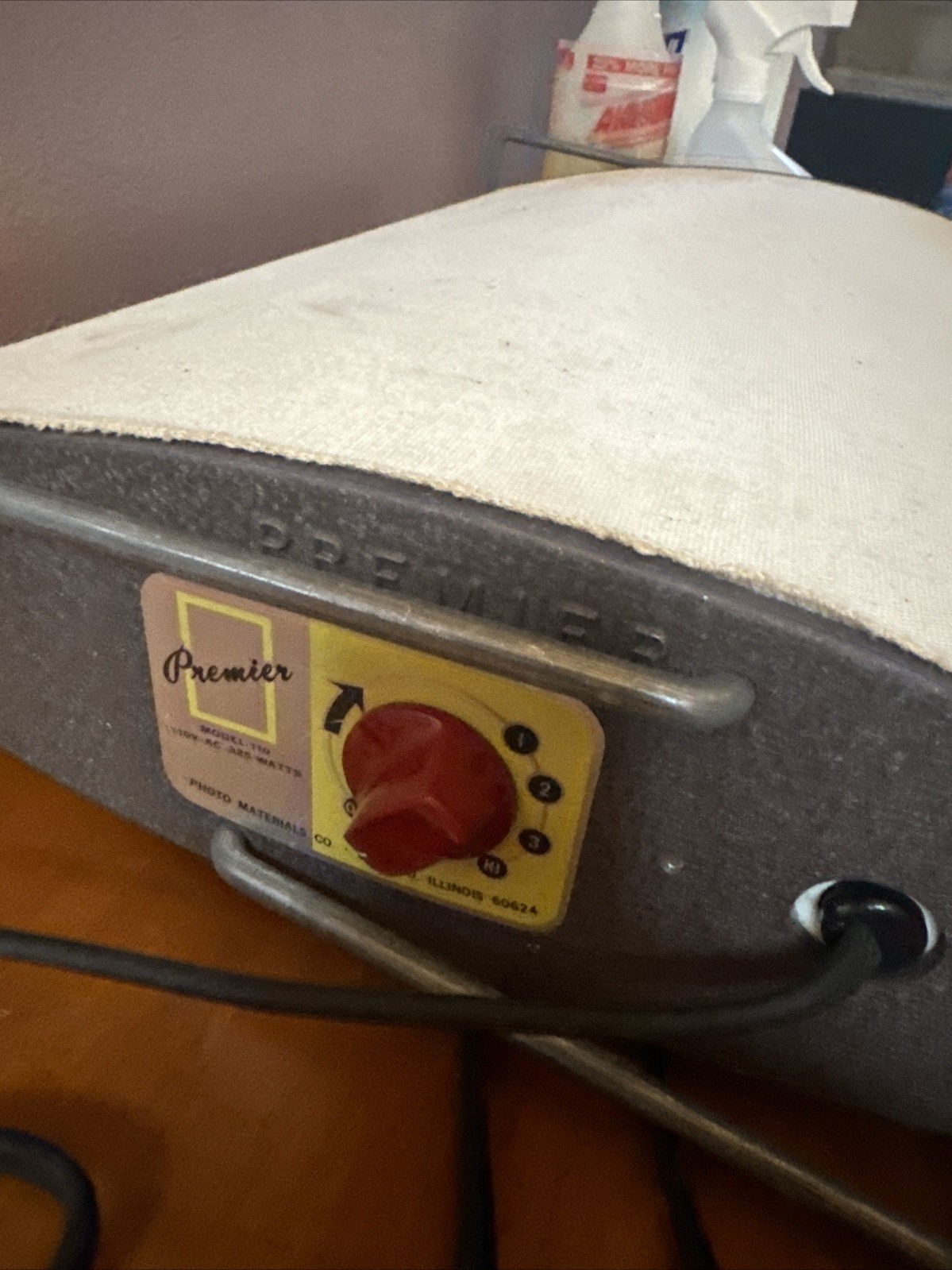 Premier Thermostatic Print Dryer Model TC W/Twin Chrome Tested, heats up nicely