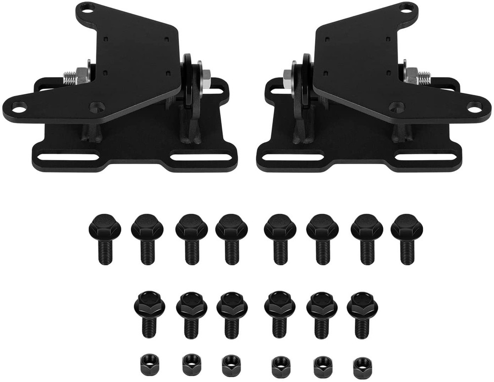 LS Conversion Engine Swap Mounts Adjustable w/ Hardware For GM Body 1978-1988