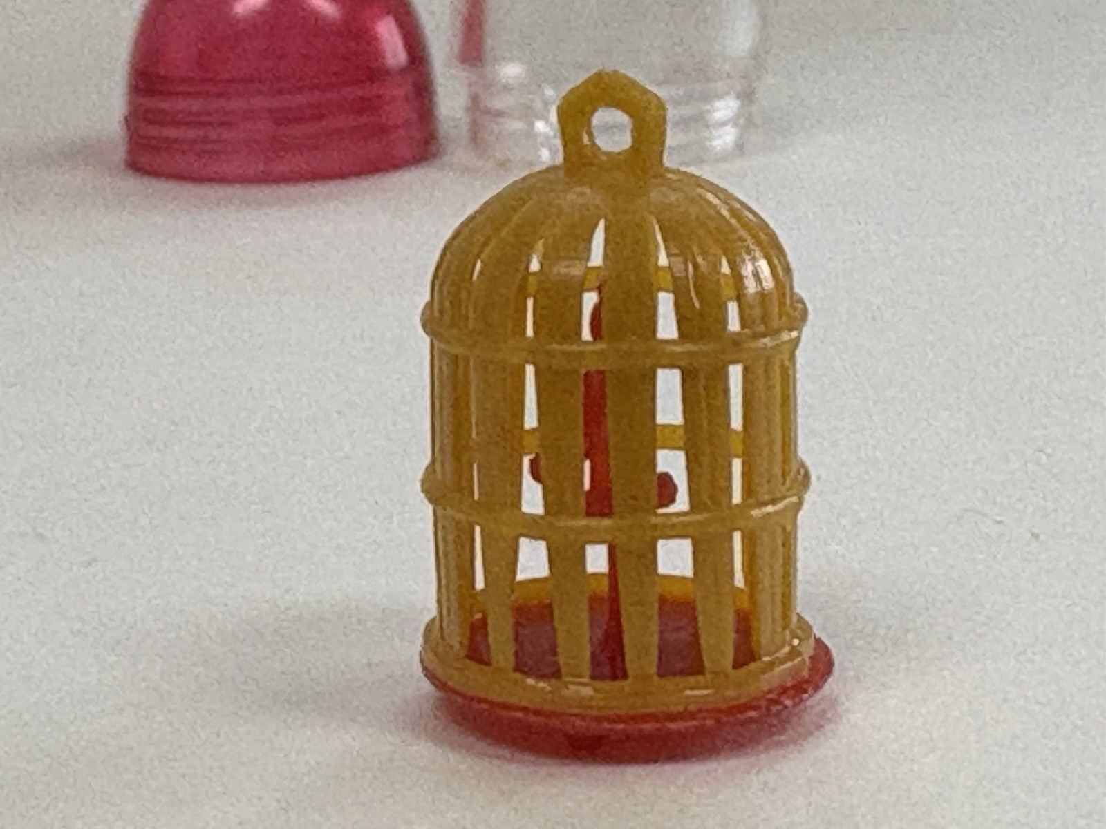Vintage Gumball, Charm, Cracker, Jack Prize, Vending, Toy, Birdcage, Rare