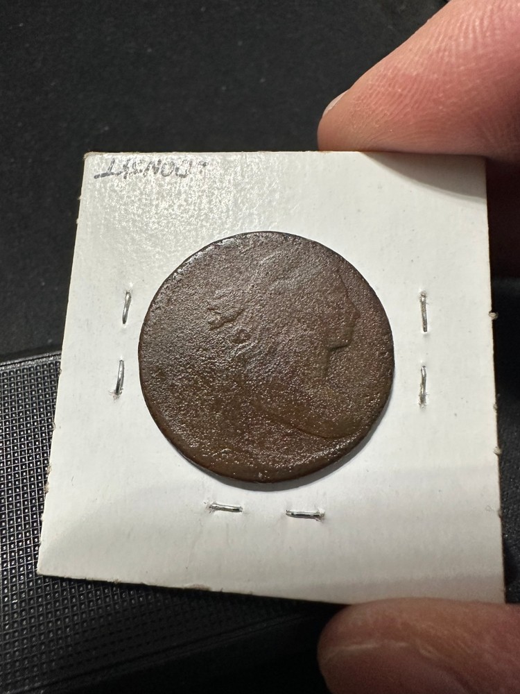 1807 large cent ERROR OFFSTRUCK VG Details