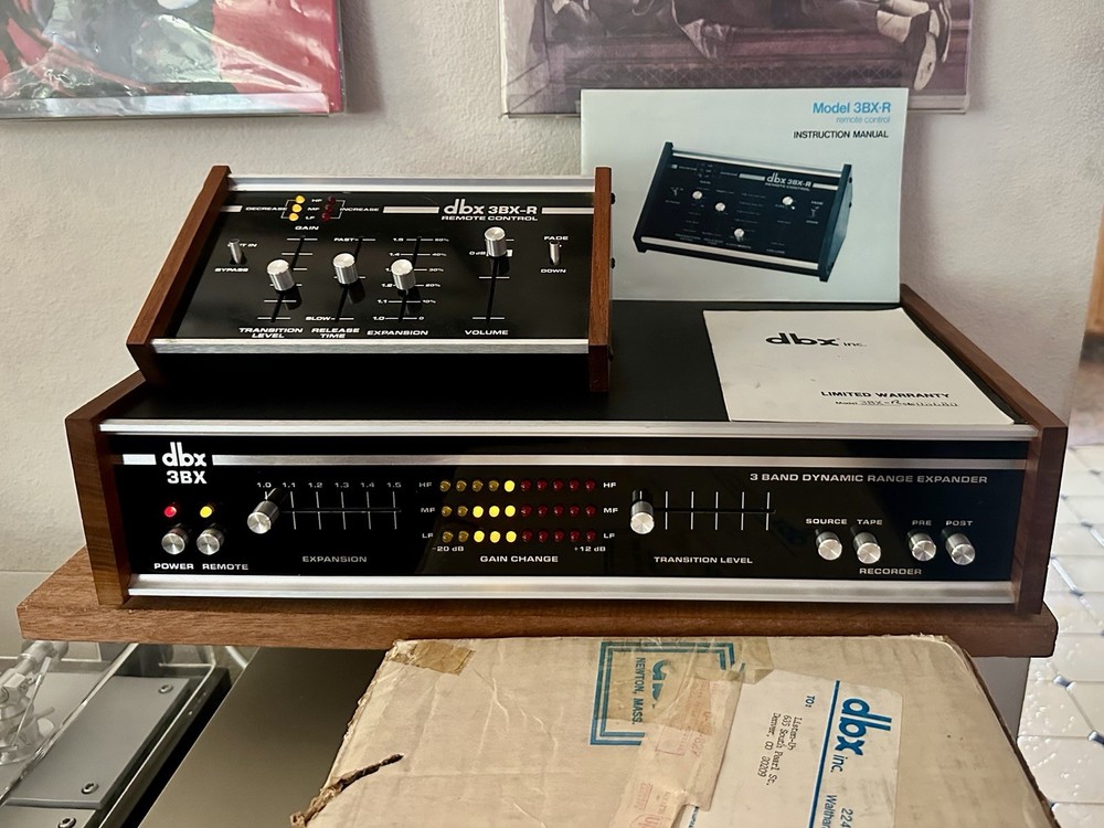 Vintage 3BX Dynamic Range Expander with 3BX-R Remote & Box - Mint Condition