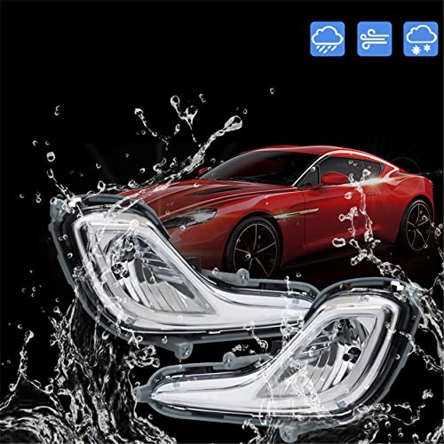 Fog Lights Assembly Replacement for 2012-2016 Accent with Bulbs & Harness
