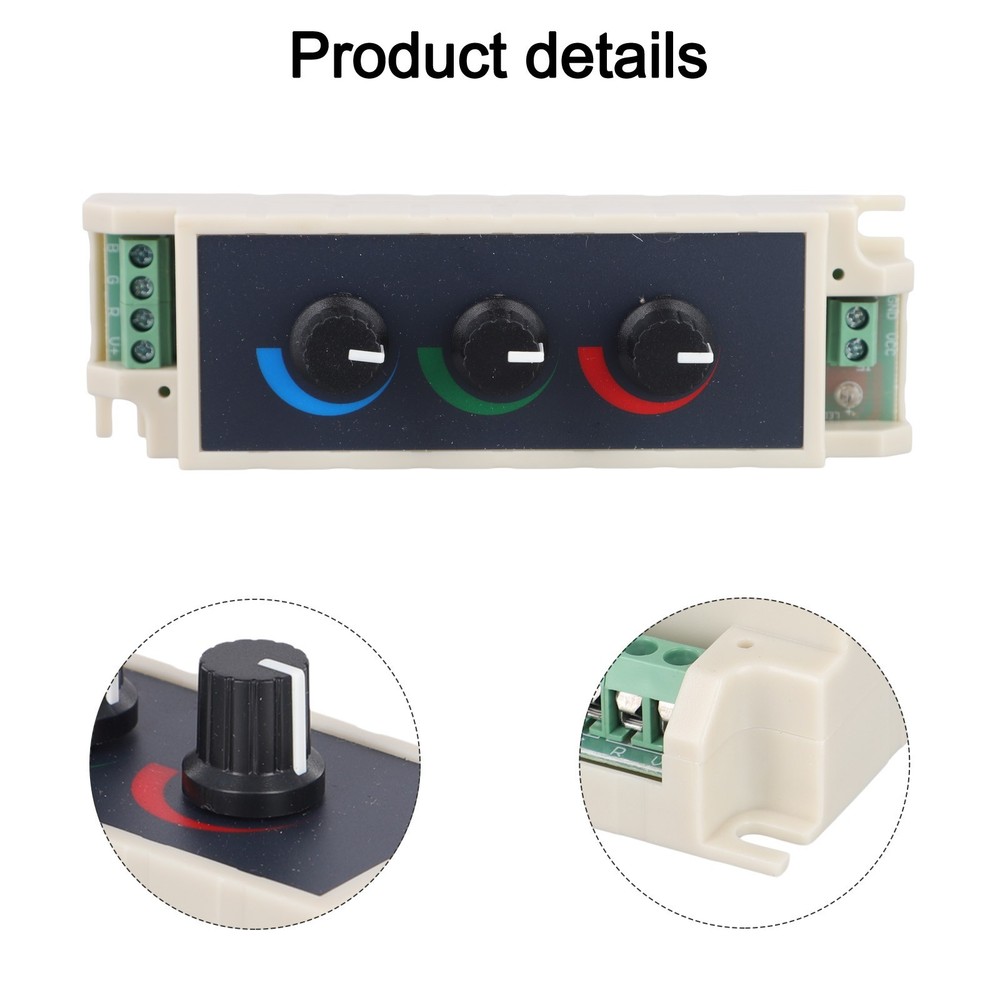LED Light Bar Dimmer Controller Adjustable Brightness Easy Installation