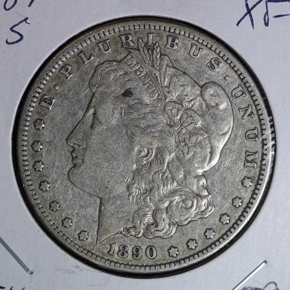 1890-S Silver Morgan Dollar XF B043
