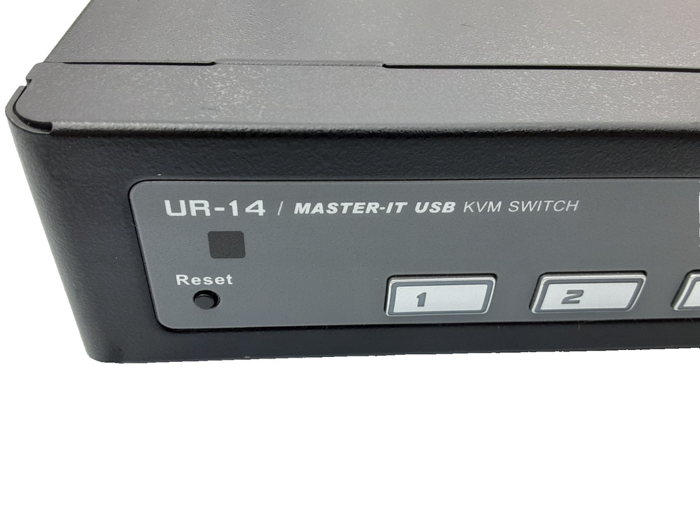 Connectpro UR-14 Master-IT 4-Port Device External USB KVM Switch - UNTESTED