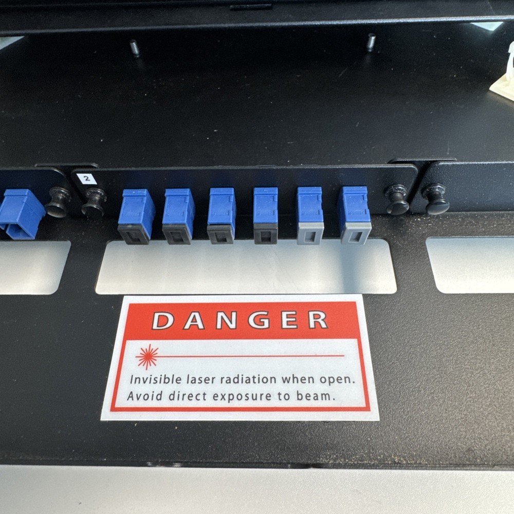 AFL LS Series 1U Fiber Optic Rack Mount Patch Panel Enclosure
