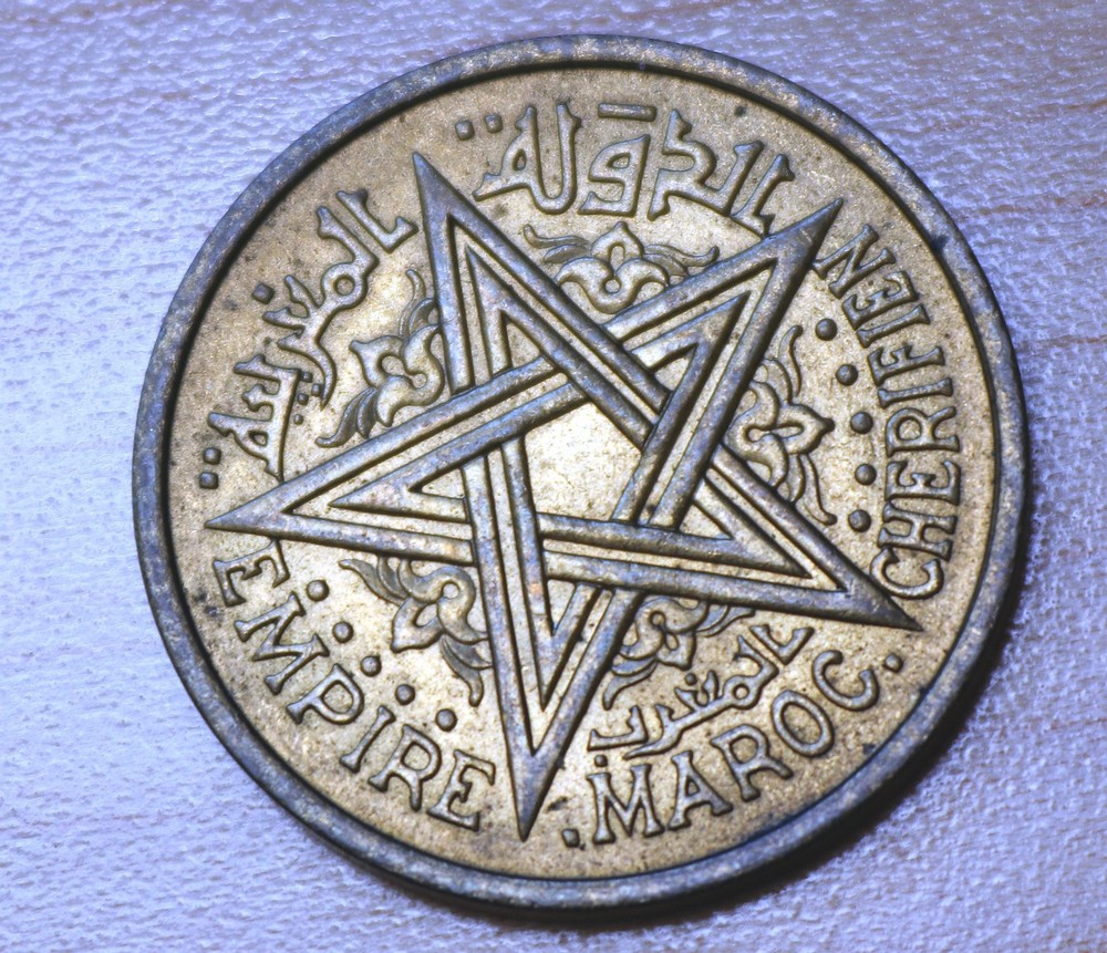 1945 Morocco 2 Francs
