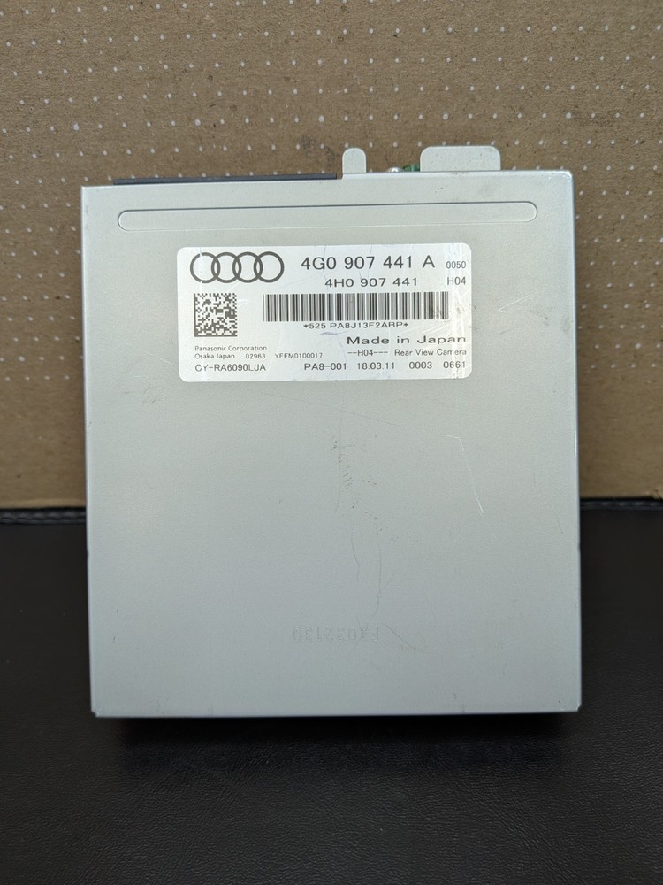 2012 AUDI A6 - REAR VIEW / Reverse Camera Control Module 4G0907441A