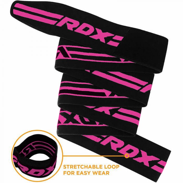 RDX Compression Knee Wraps – OEKO-TEX Certified Support for Lifting & Gym