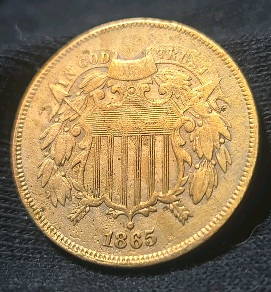 1865 2 CENT PIECE - HIGH GRADE!!!