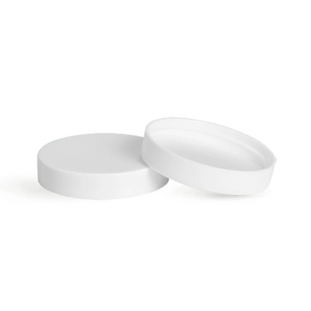 58-400 White Smooth White Liner Jar Caps