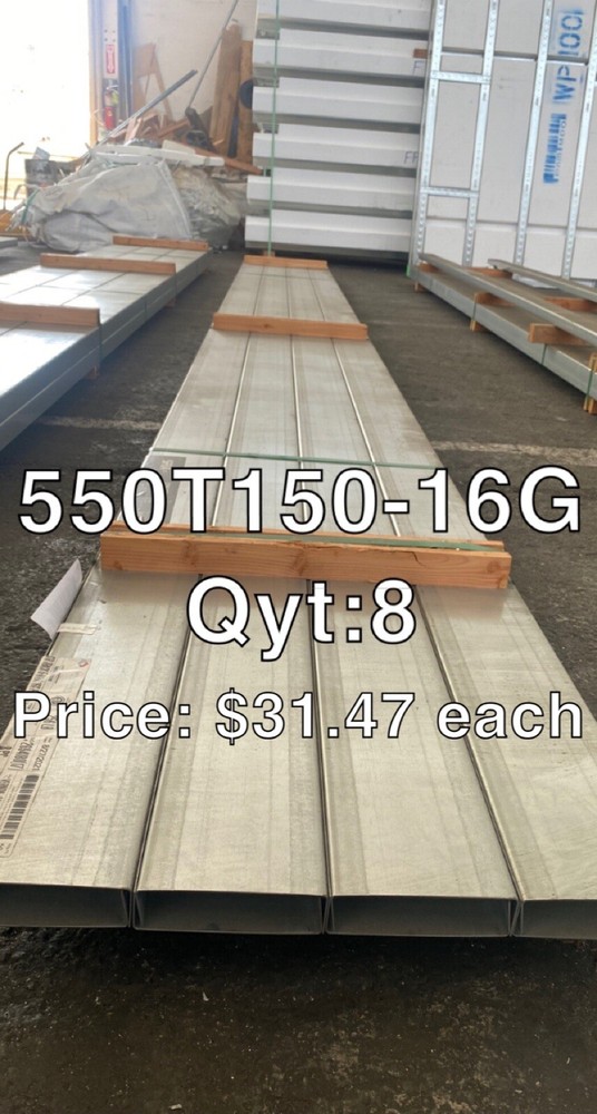 New Construction Materials! Structural Studs & Tracks