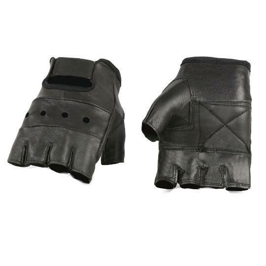 Men’s Leather Fingerless Glove
