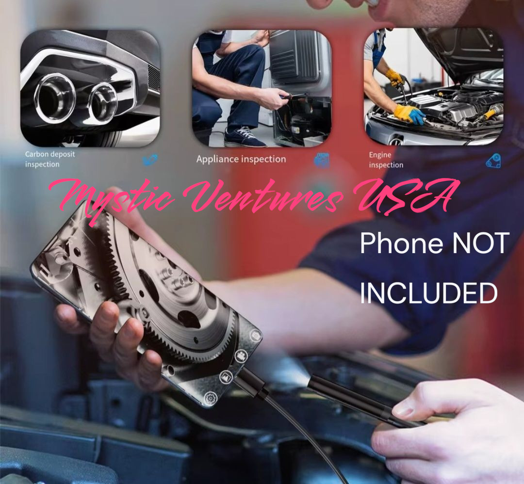 USB Type-C Endoscope Borescope Snake Inspection Camera 6 LED 3 in 1 - PC Android