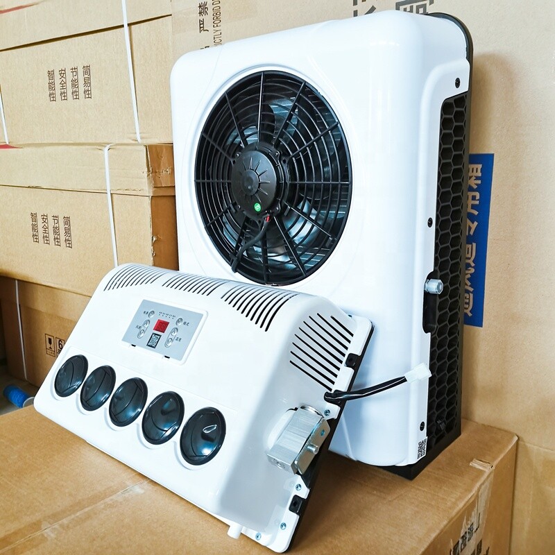 12V 12000 BTU Truck Cab Air Conditioner Split AC for Semi Trucks Bus RV Caravan