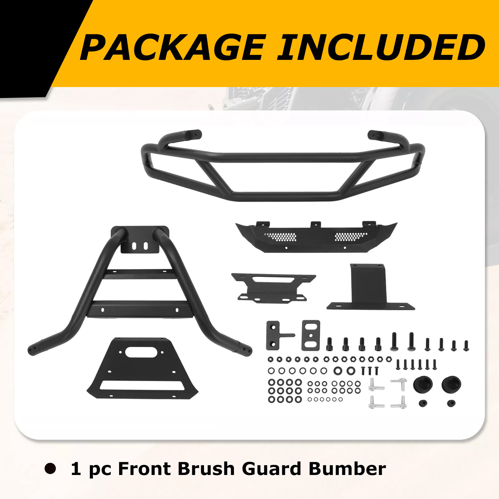 For 4WD Polaris RZR XP 1000/RZR XP 4 1000 2014-2023 Front Brush Guard Bumper