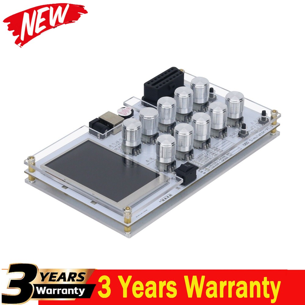 SAE-J1939 ECU Simulator OBD Simulator +Screen for Vehicles Trucks ELM327 Develop