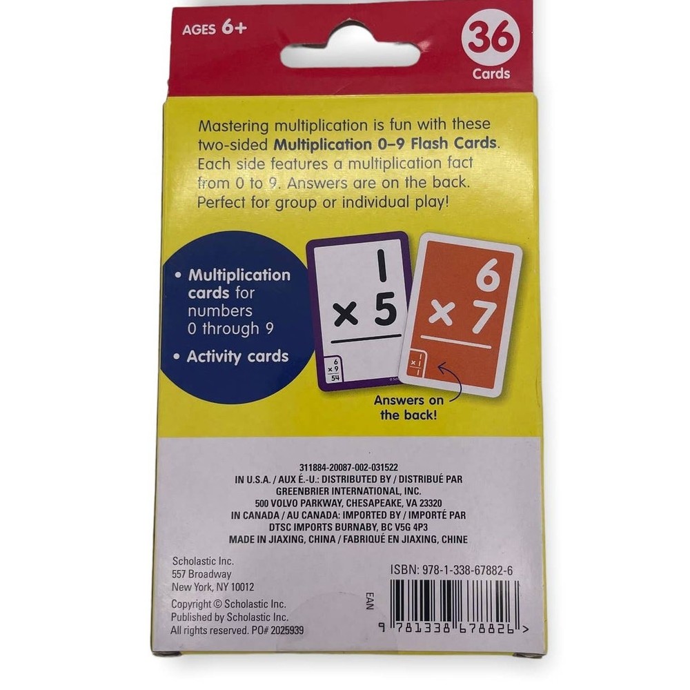 Three Sets Flashcards - Addition Subtraction Multiplication - Educational