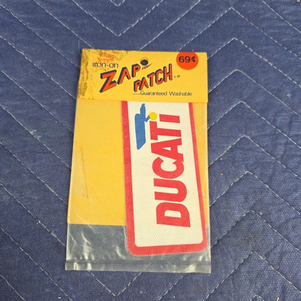 Vintage Ducati Iron On Patch