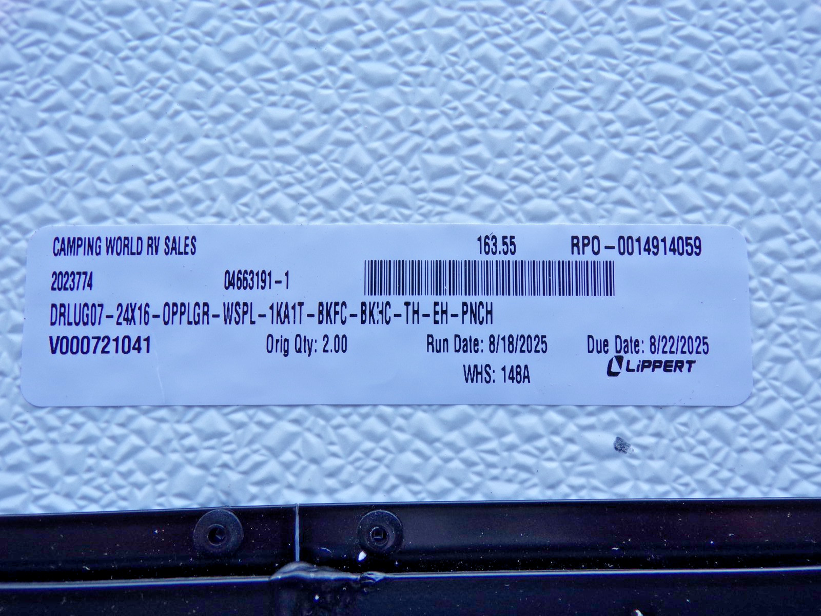 Lippert RV Storage Luggage Baggage Door 24" x 16" @hS