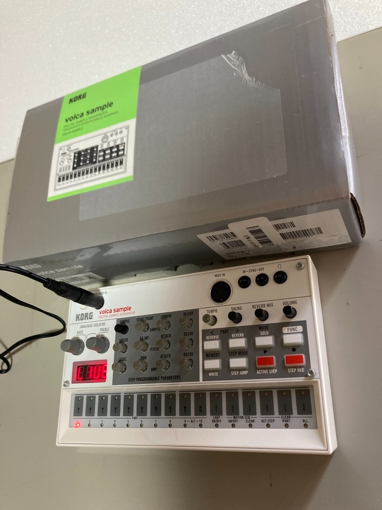 Korg Volca Sample Digital Sample Sequencer Tested Working