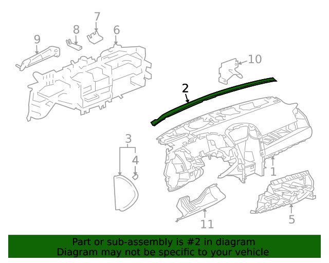 Genuine GM Upper Seal 25741697