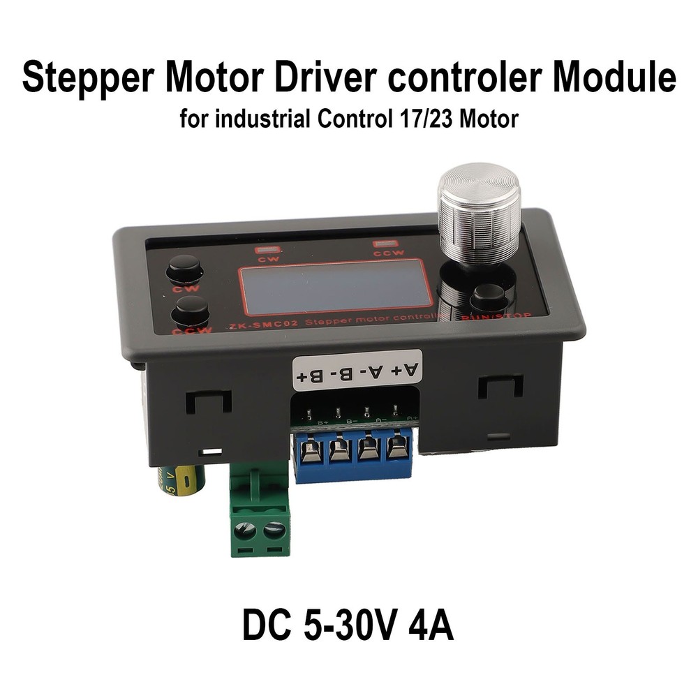 DC Stepper Motor Controller with Adjustable Speed and Direction Control