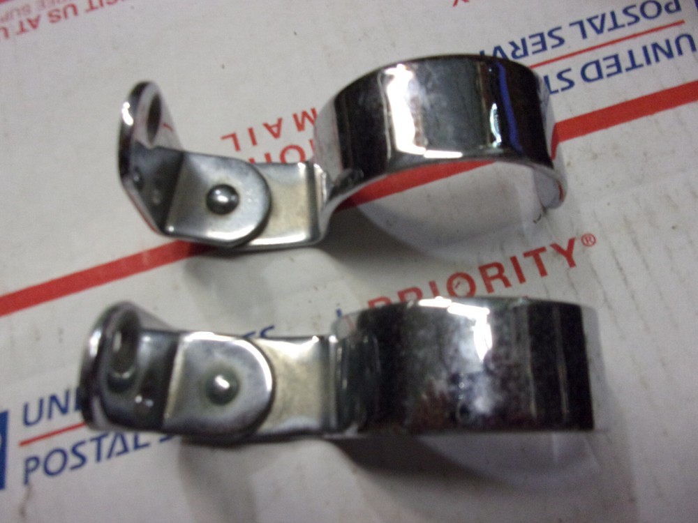 Perko MARINE OUTRIGGER LAY DOWN HOOK chrome bronze matched pair