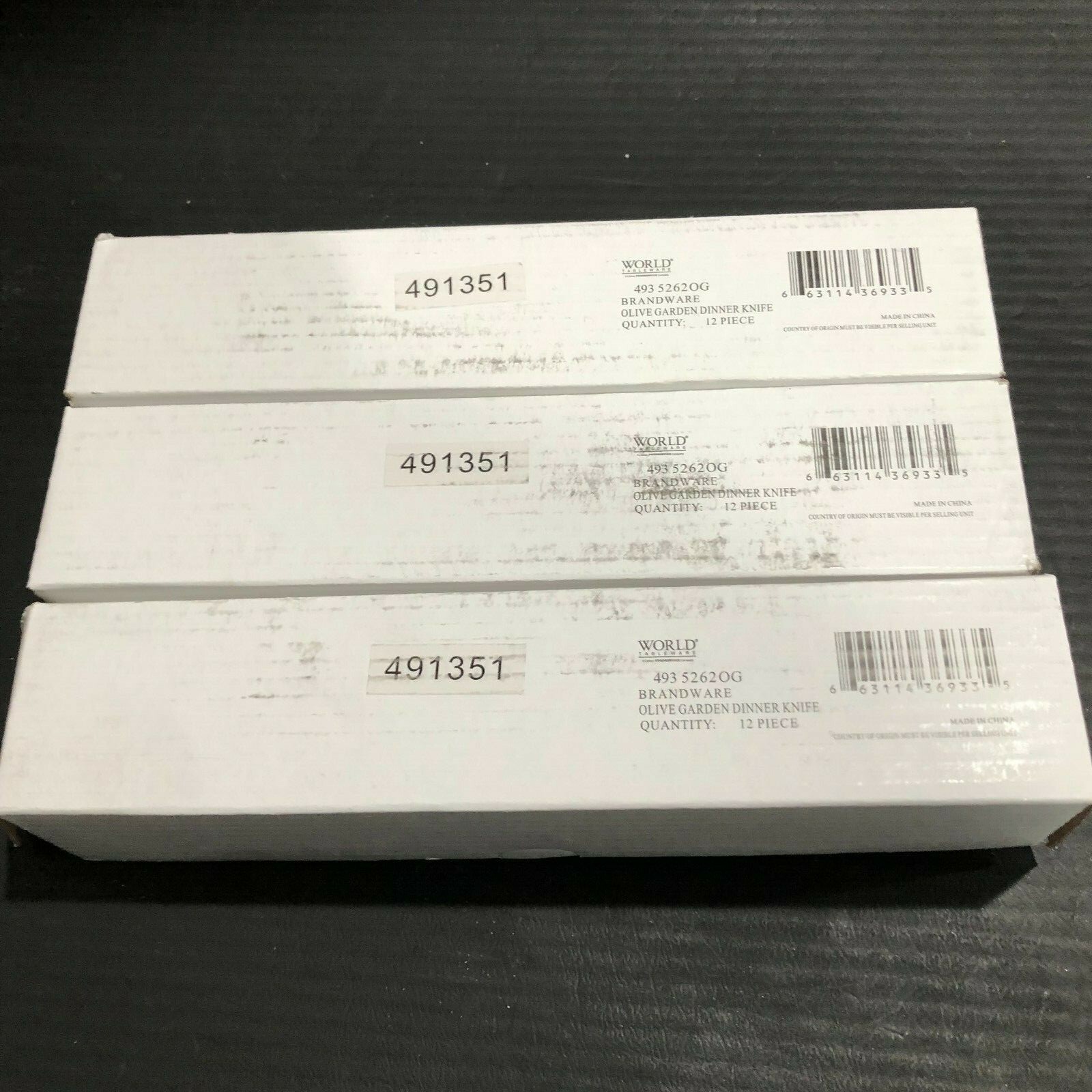 (12 x 3) World TABLEWARE STAINLESS STEEL KNIFE 8-1/2"-(12 PCS EACH) OLIVE GARDEN