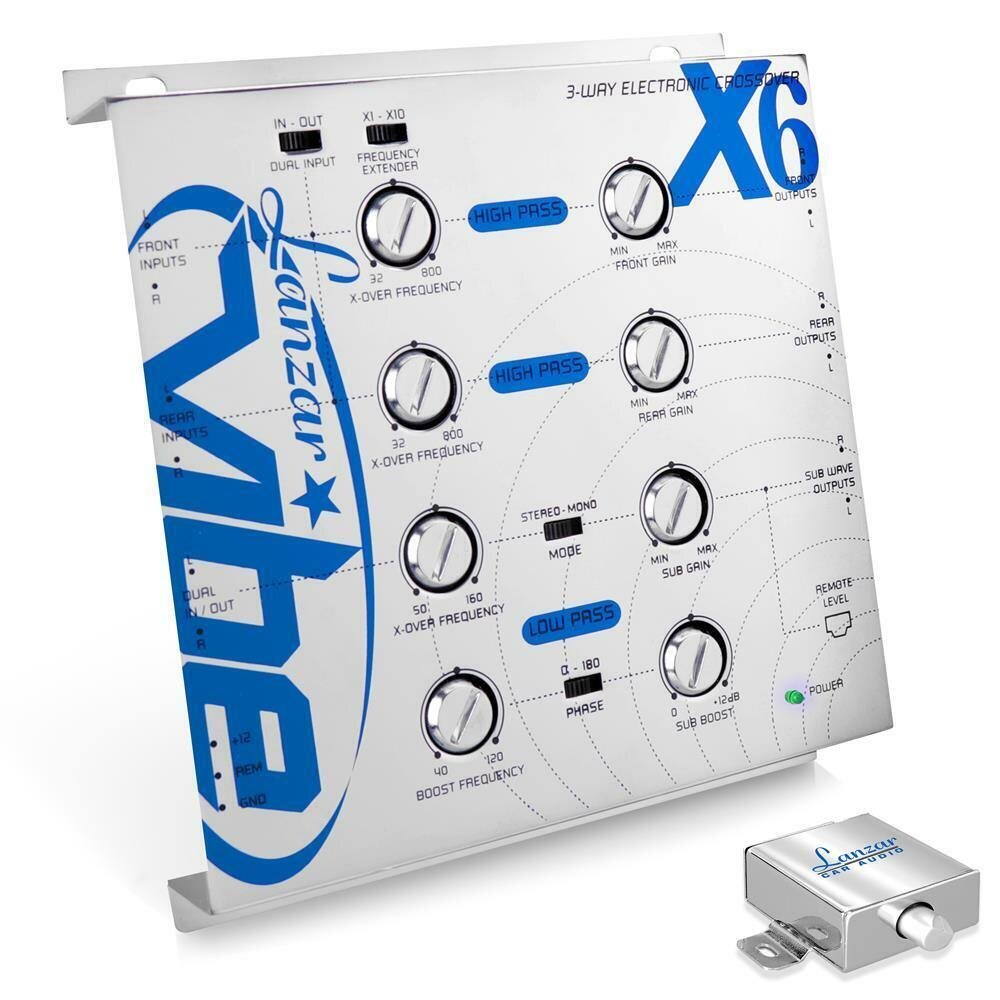 New VIBEX6 Vibe 3 Way Electronic Crossover Network w/Remote Subwoofer Control