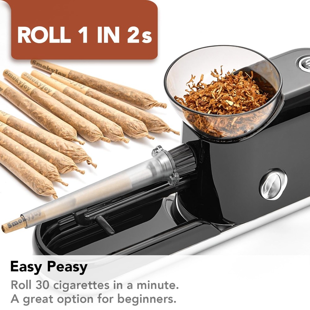 Cigarette Rolling Machine, Electric Pre Roll Machine, Automatic Preroll Cone ...